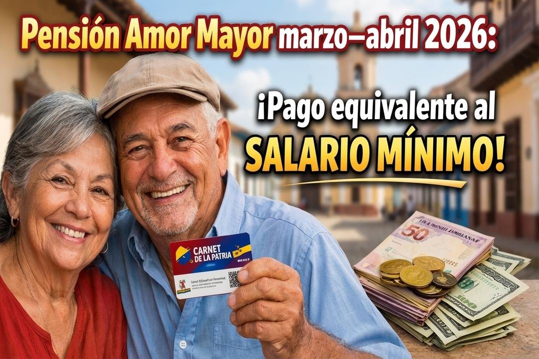Pensión Amor Mayor marzo–abril 2026